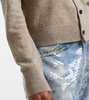 Keny Face wool cardigan
