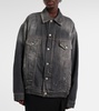 Printed denim jacket