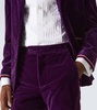 Showcase cotton velvet suit pants