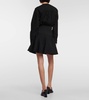 Belted wool minidress