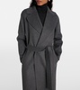 Poldo wool wrap coat