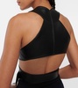 Leather crop top