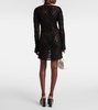 Bianca crochet cotton minidress