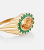 Margarita Citrino 18kt yellow gold ring