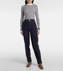 Zibello high-rise straight jeans