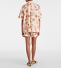 Montauk linen and cotton bowling shirt