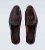 Leather loafers
