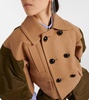 Wool and twill jacket