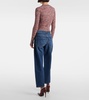 Le Mans high-rise cropped wide-leg jeans