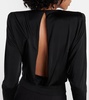 Draped jersey top