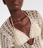 Crochet cotton cardigan