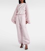 Balloon silk wide-leg pants