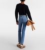 High-rise skinny jeans