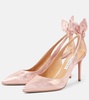 Bow Tie 85 metallic pumps