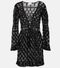 Bianca crochet cotton minidress
