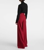 Ninfa virgin wool gabardine palazzo pants