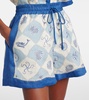 Pia printed high-rise shorts