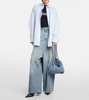 Women's Crush Small Tote Bag Denim in Blue