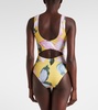 Beth floral cutout swimsuit