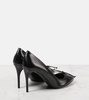 Bow-Detailed Leather Pumps