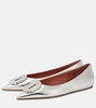 Camelia embellished leather ballet flats