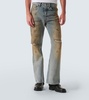 2021M distressed wide-leg jeans
