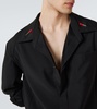 Embellished wool shirt