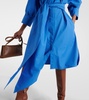 Cotton poplin shirt dress