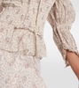 Floral off-shoulder cotton top