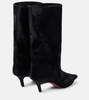 Fiona 60 calf hair knee-high boots