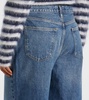 Low Slung Baggy mid-rise wide-leg jeans