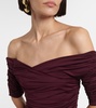 Charlotte ruched jersey maxi dress