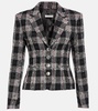 Tweed single-breasted blazer