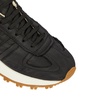 Nylon and suede sneakers
