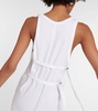 Fernande flared cotton gown