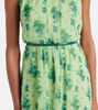 Cactus halterneck silk gown