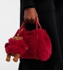 Teak teddy bag charm