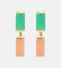 Compuesta 9kt gold earrings with gemstones