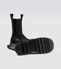 Lug leather ankle boots