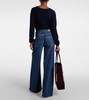 High-rise wide-leg jeans