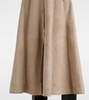 Kiera suede midi dress