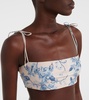 Primavera floral bikini top