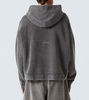 Faded cotton hoodie