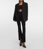 x EmRata Morrison cotton-blend flared pants