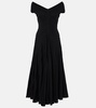 Wool midi dress