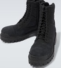 Combat Strike canvas lace-up boots