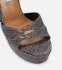 Sinner 140 metallic platform sandals