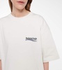 OVERSIZE POLITICAL LOGO JERSEY T-SHIRT