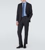 Leather monk strap shoes