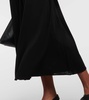 Valido pleated jersey maxi dress